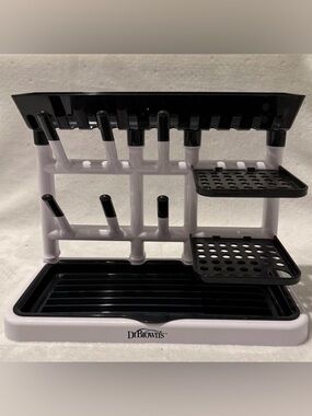 Dr. Brown’s Bottle Drying Rack Large Capacity Baby Feeding Organizer